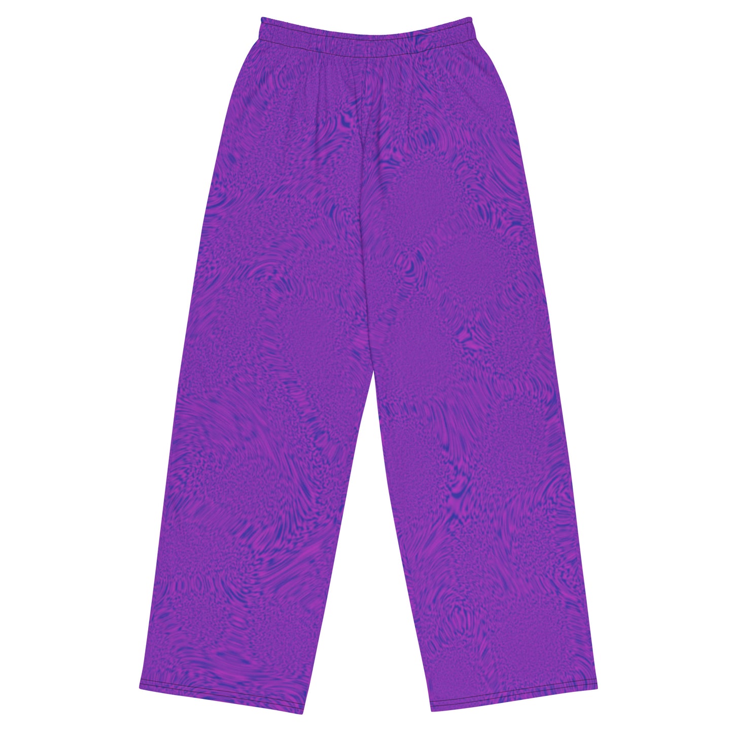 Light Purple Tiger unisex wide-leg pants