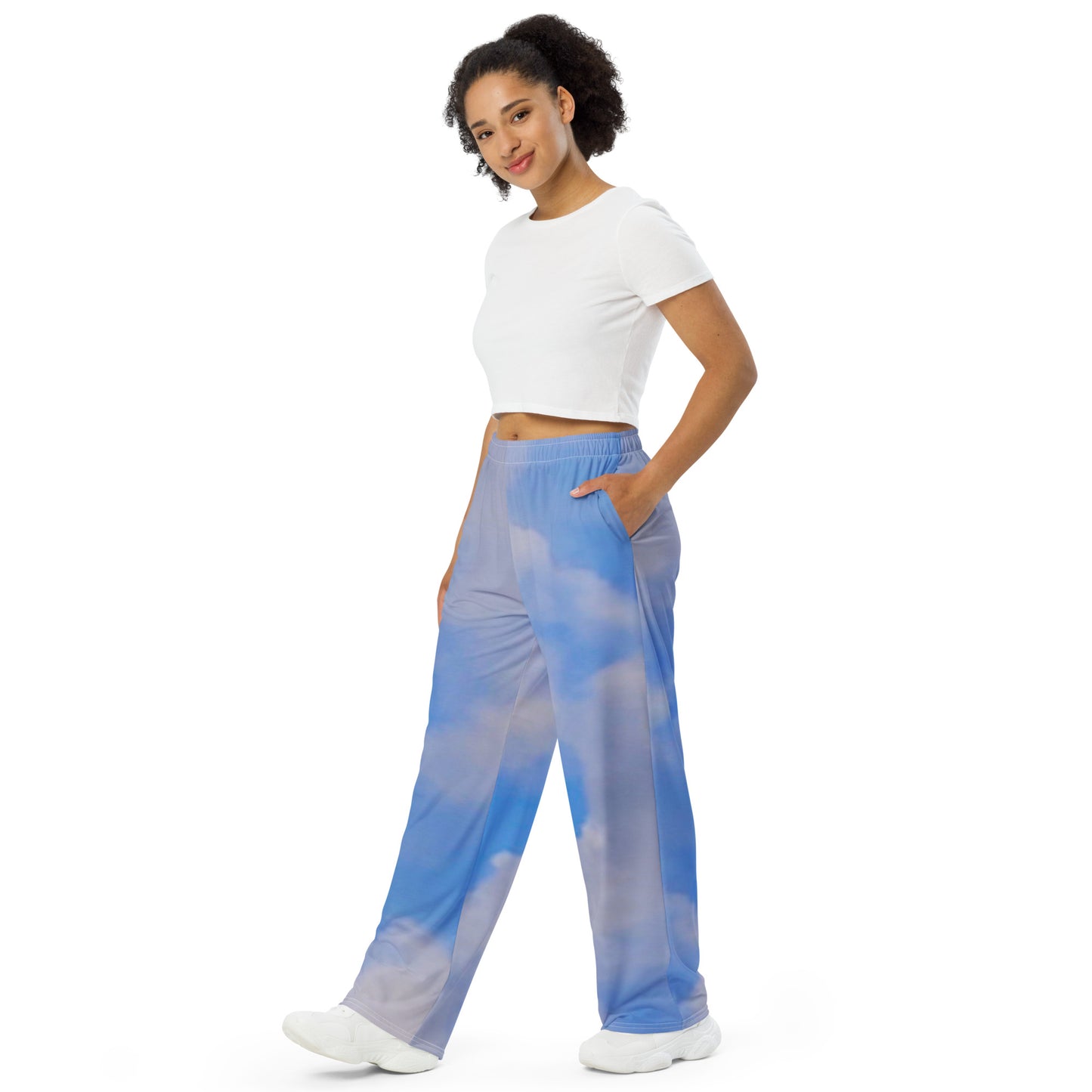 Cloudy Daze unisex wide-leg pants