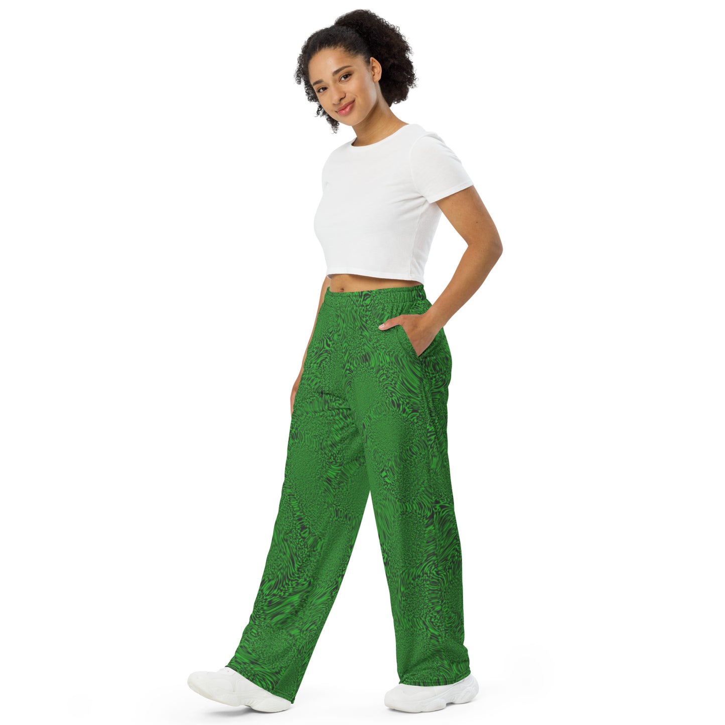 Green Tiger unisex wide-leg pants