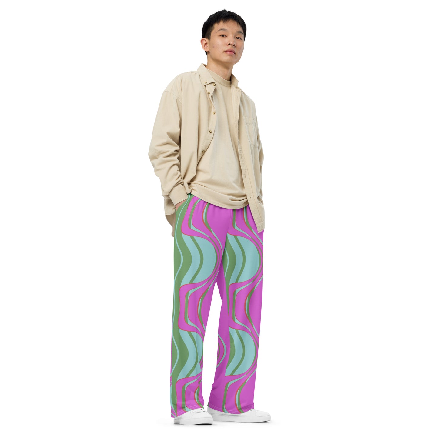 The Far Out Wave unisex wide-leg pants