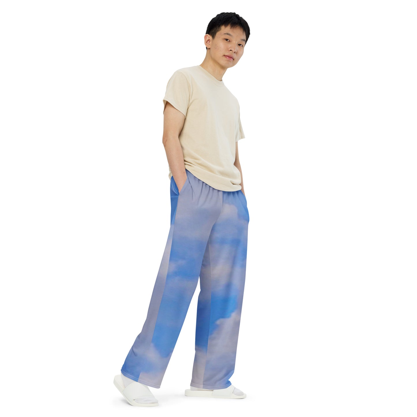 Cloudy Daze unisex wide-leg pants