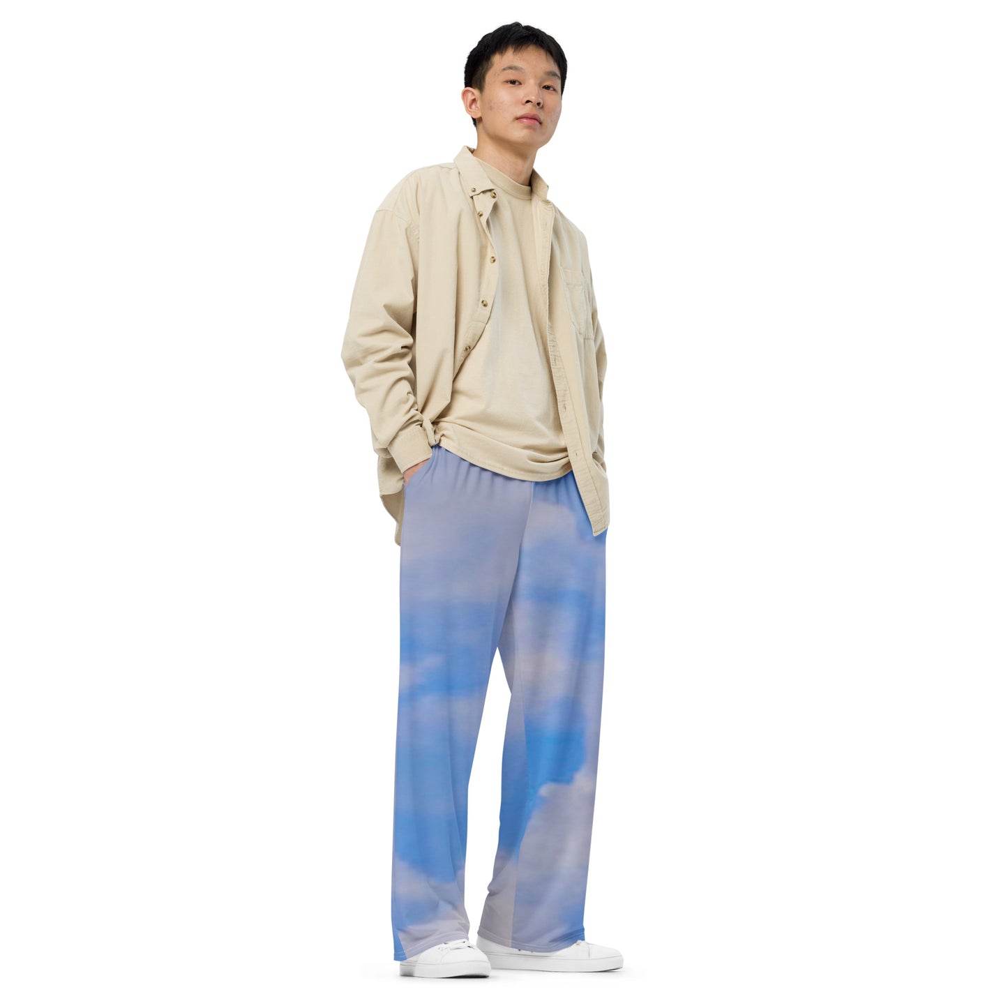 Cloudy Daze unisex wide-leg pants