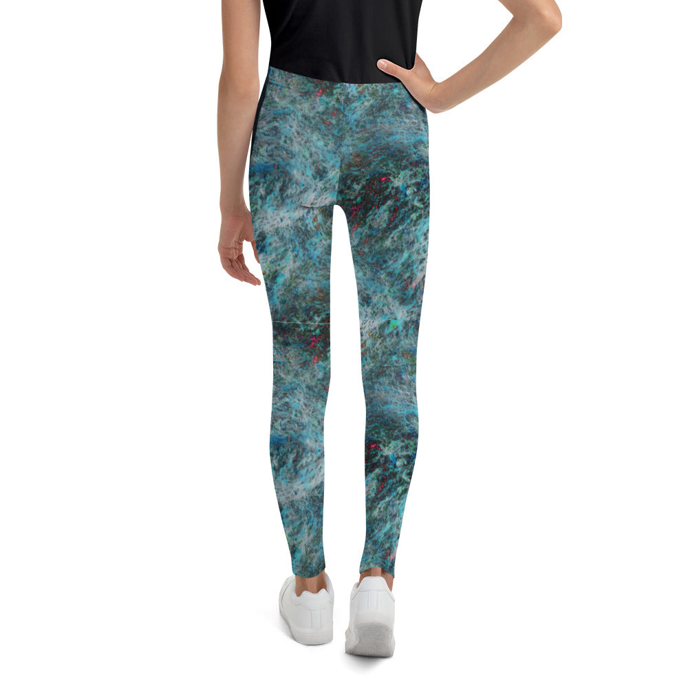 Blue Storm Youth Leggings