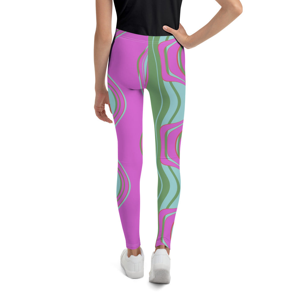 The Far Out Wave Youth Leggings