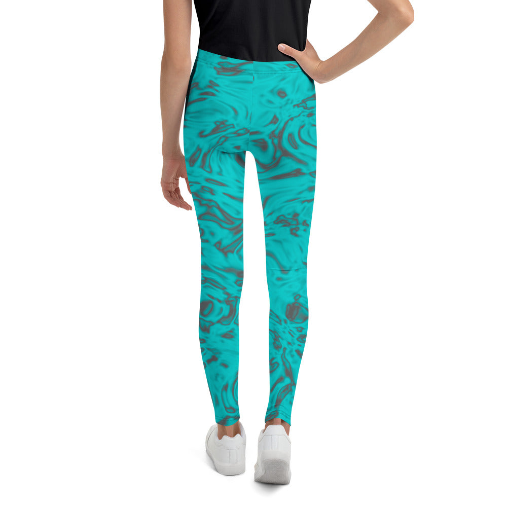 Rorschach Blue Youth Leggings