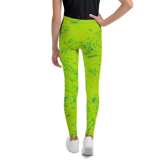 Rorschach Green Youth Leggings