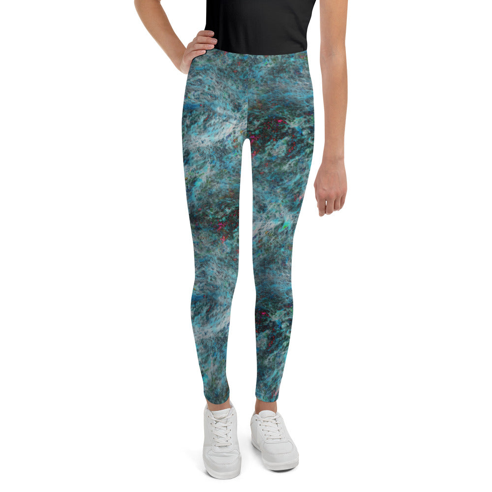 Blue Storm Youth Leggings