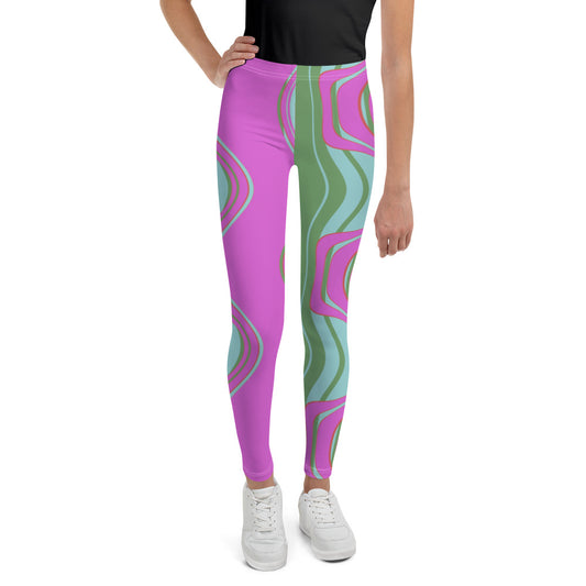 The Far Out Wave Youth Leggings