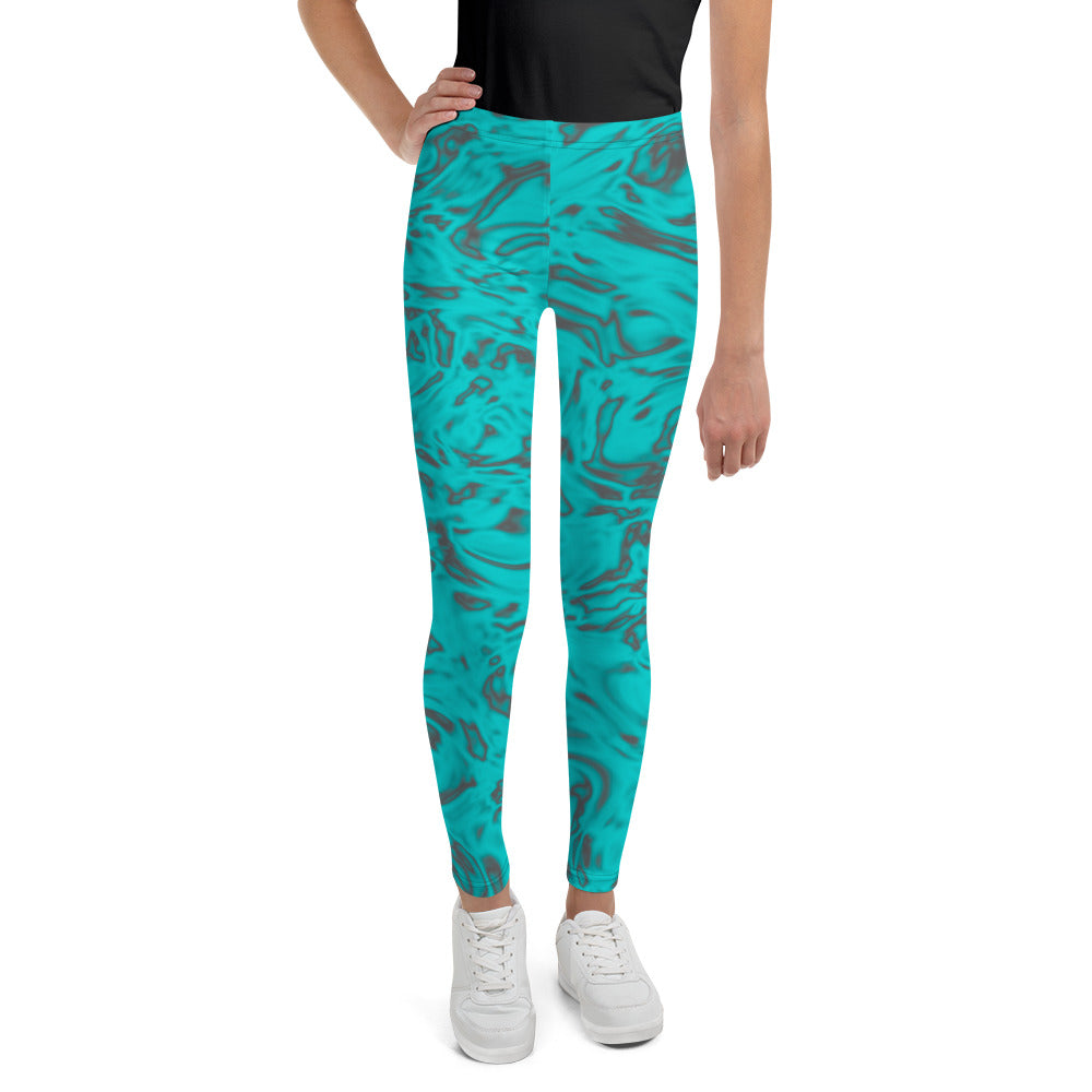 Rorschach Blue Youth Leggings