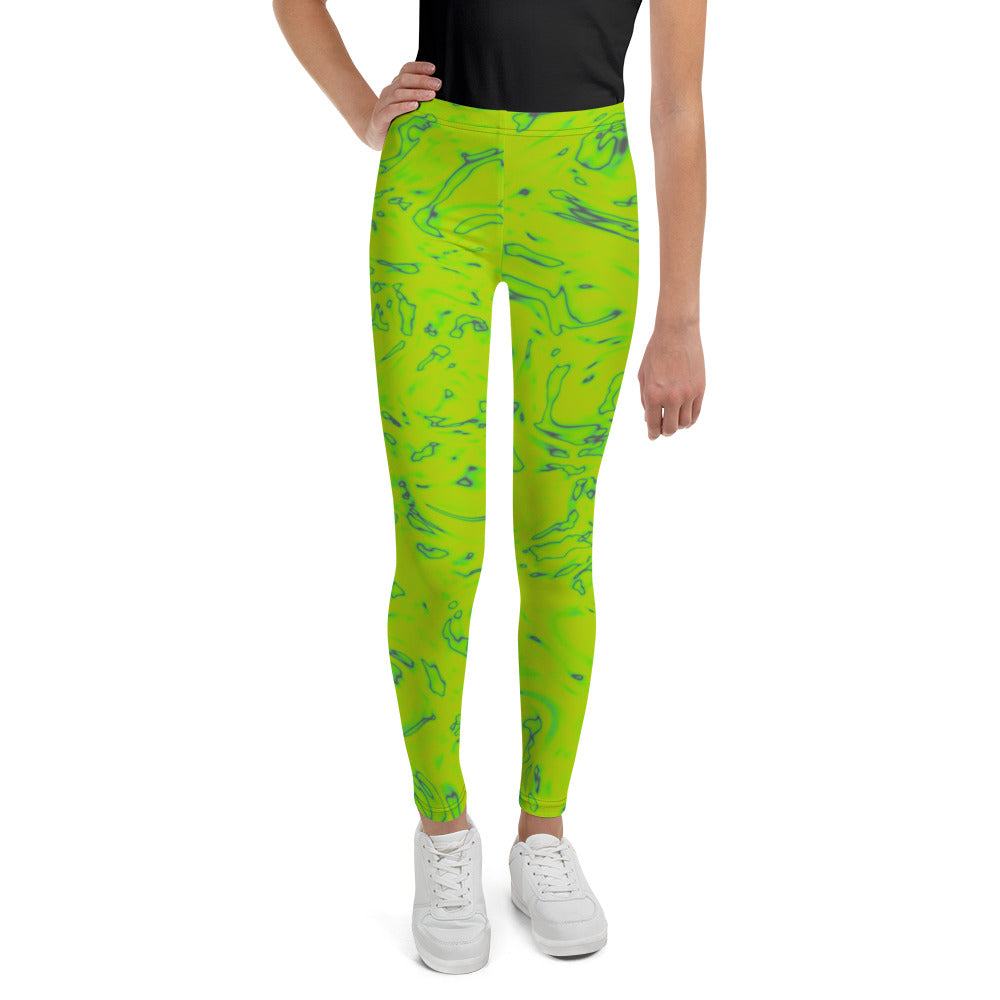 Rorschach Green Youth Leggings