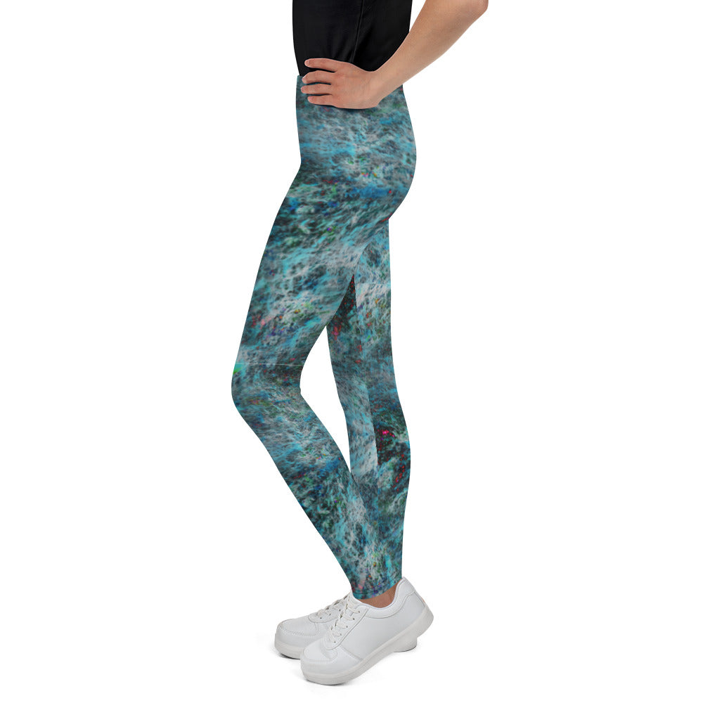 Blue Storm Youth Leggings