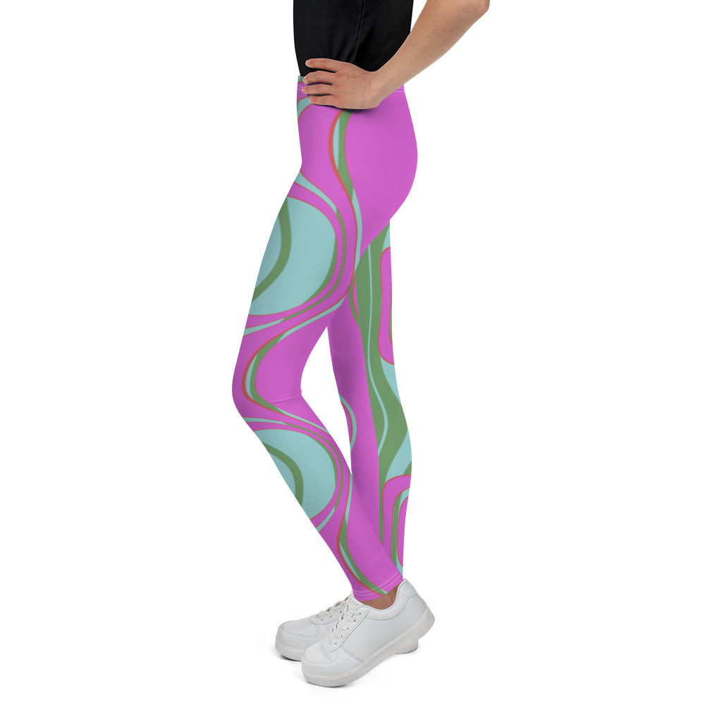 The Far Out Wave Youth Leggings