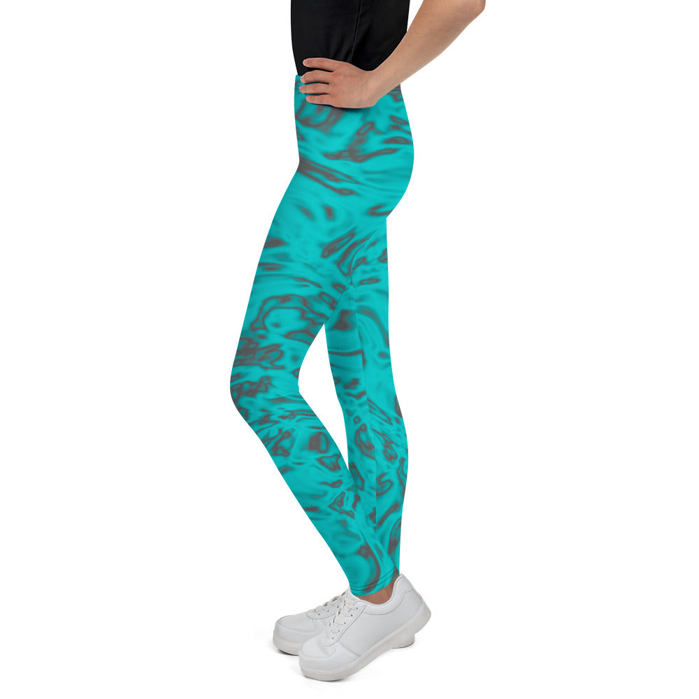 Rorschach Blue Youth Leggings