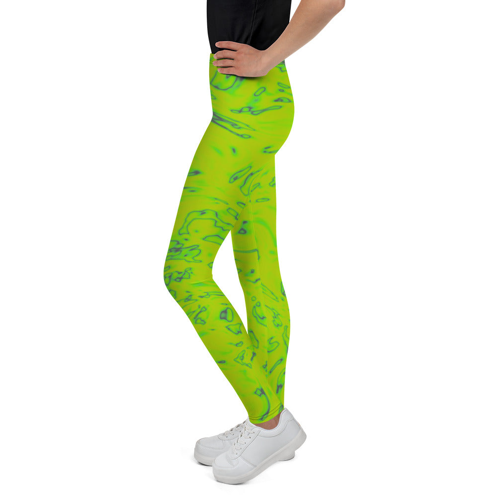 Rorschach Green Youth Leggings