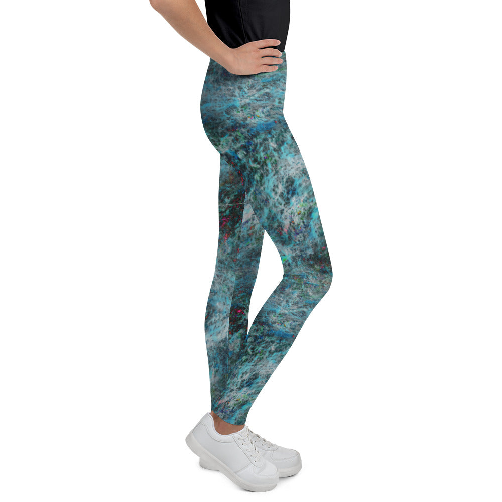 Blue Storm Youth Leggings