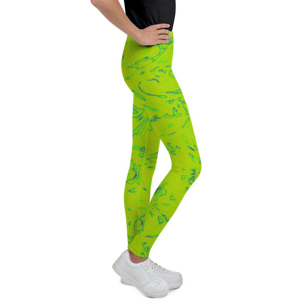 Rorschach Green Youth Leggings