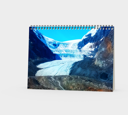 Ice Fields 1 Spiral Notebook