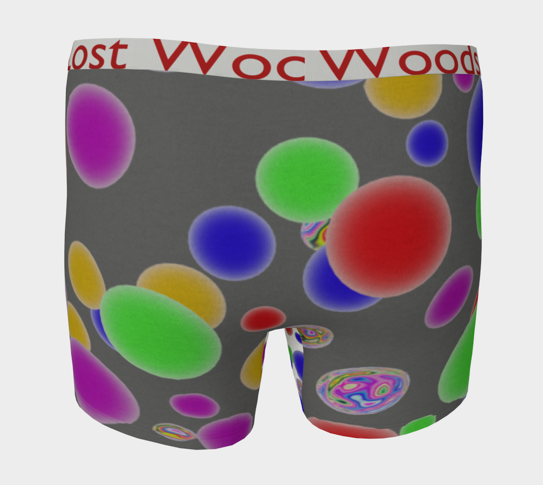 "Ball Pit Mixed" Boxer brief's. For sale from Lost Woods Arts