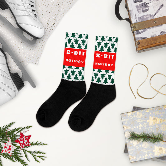 8-Bit Holiday Socks