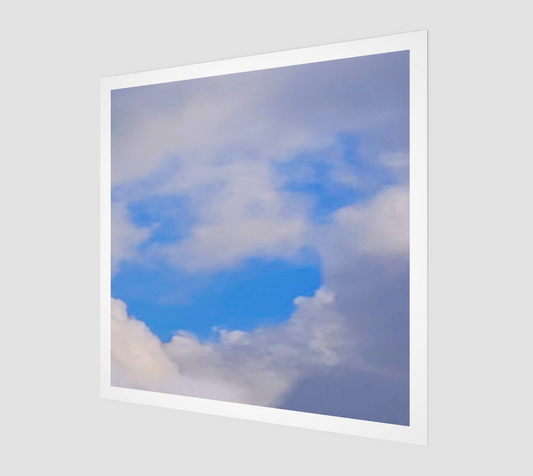 Cloudy Daze Art Print