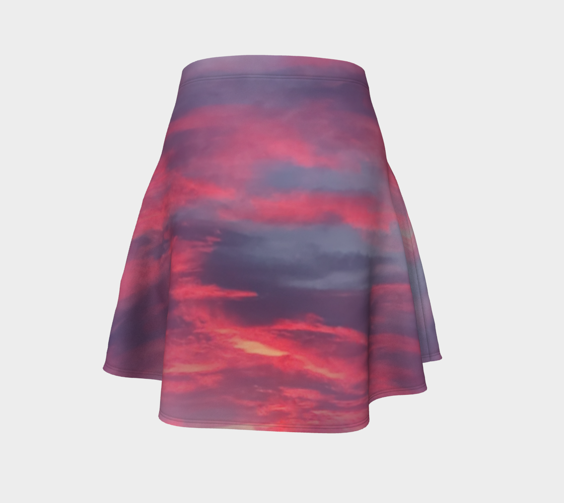 Tickled Pink Flare Skirt