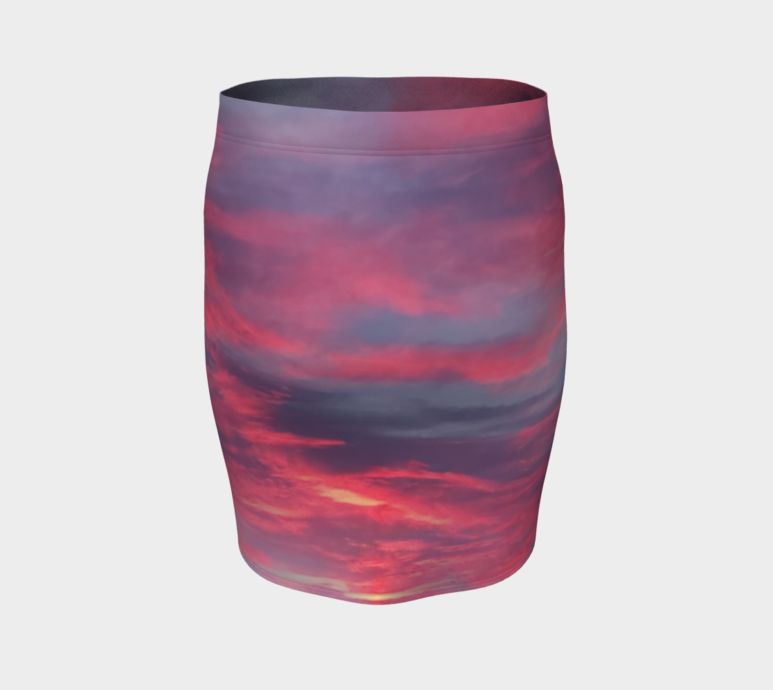 Tickled Pink Fitted Skirt