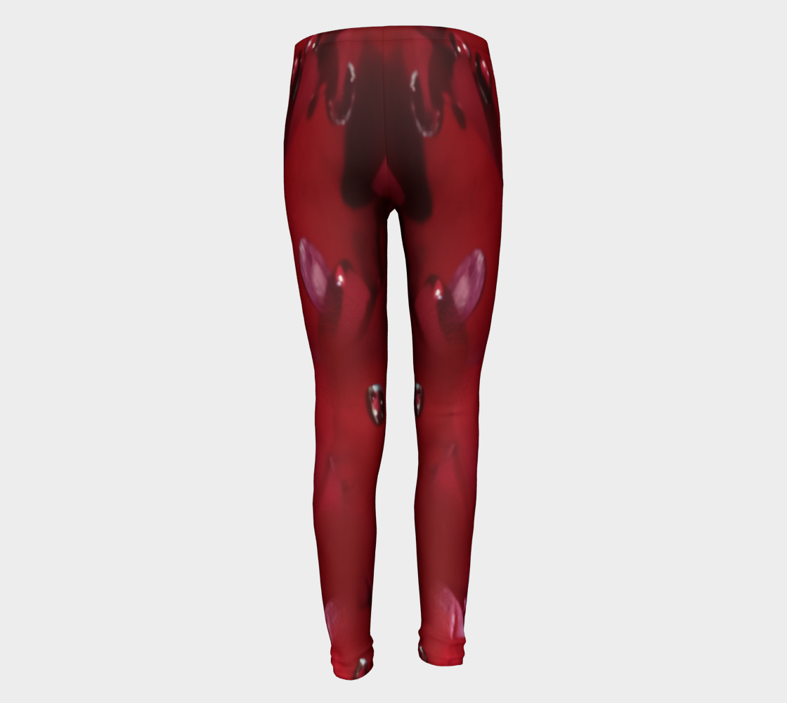 Jeweled Rose Youth Leggings