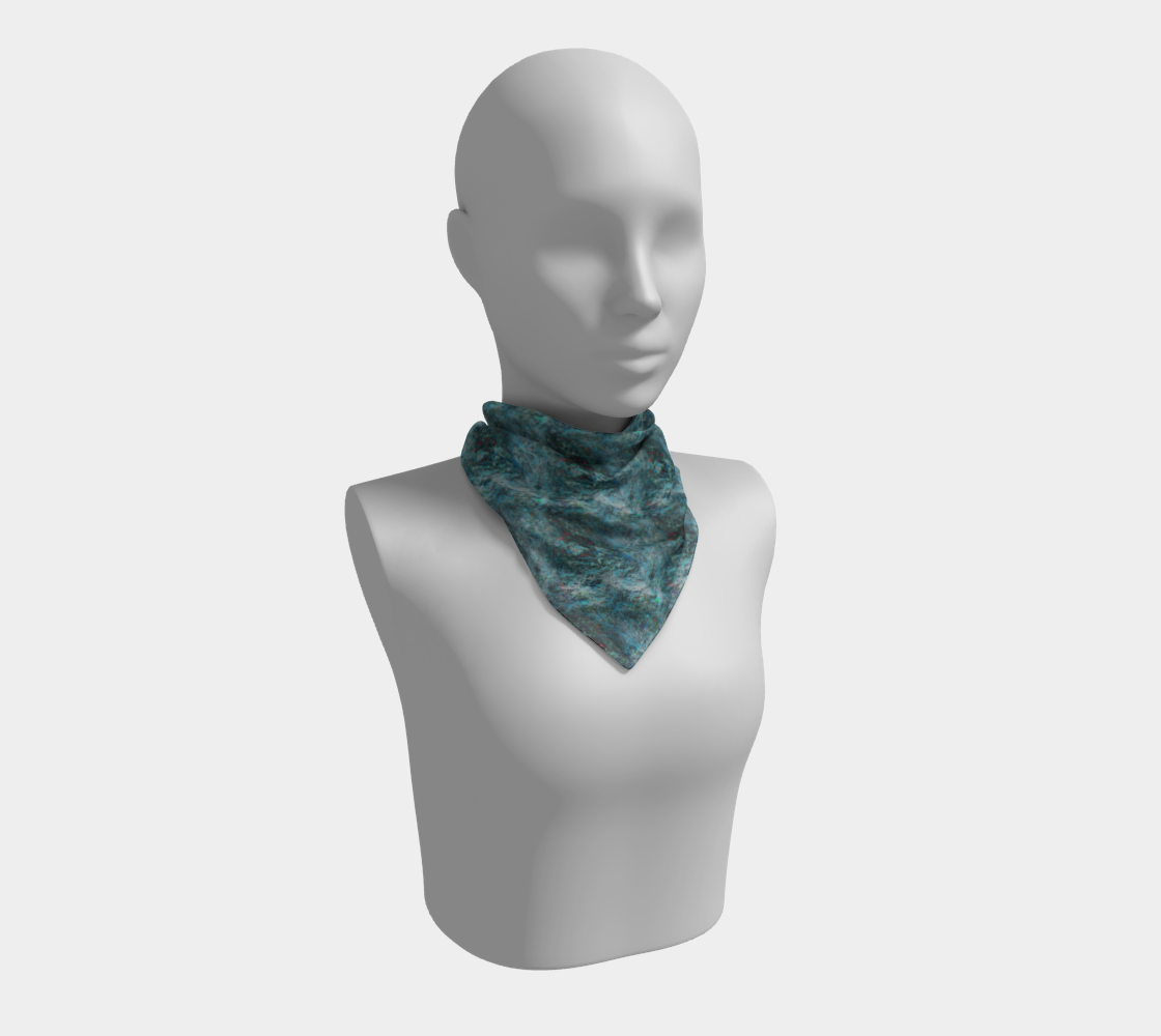 Blue Storm Square Scarf