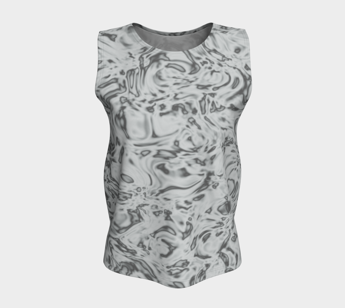 Rorschach White Loose Tank Top Long CAN