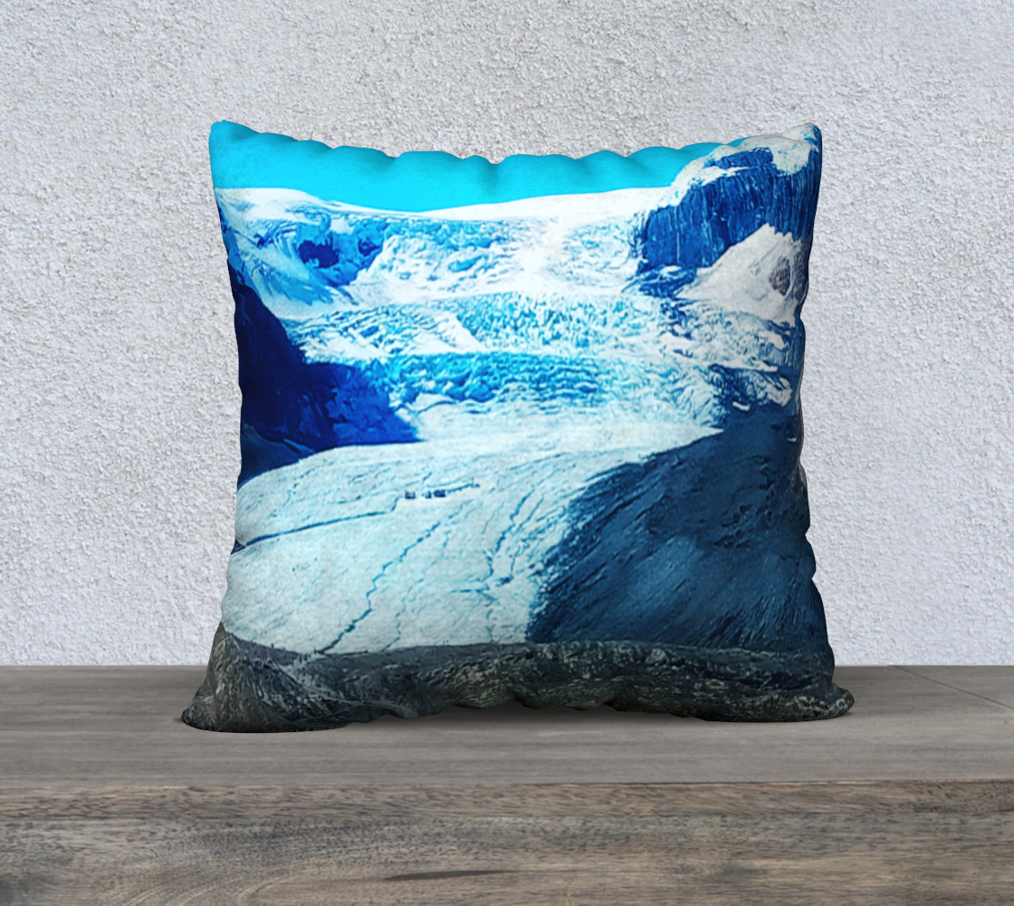 Ice Fields #1 22"X22" Pillow Case