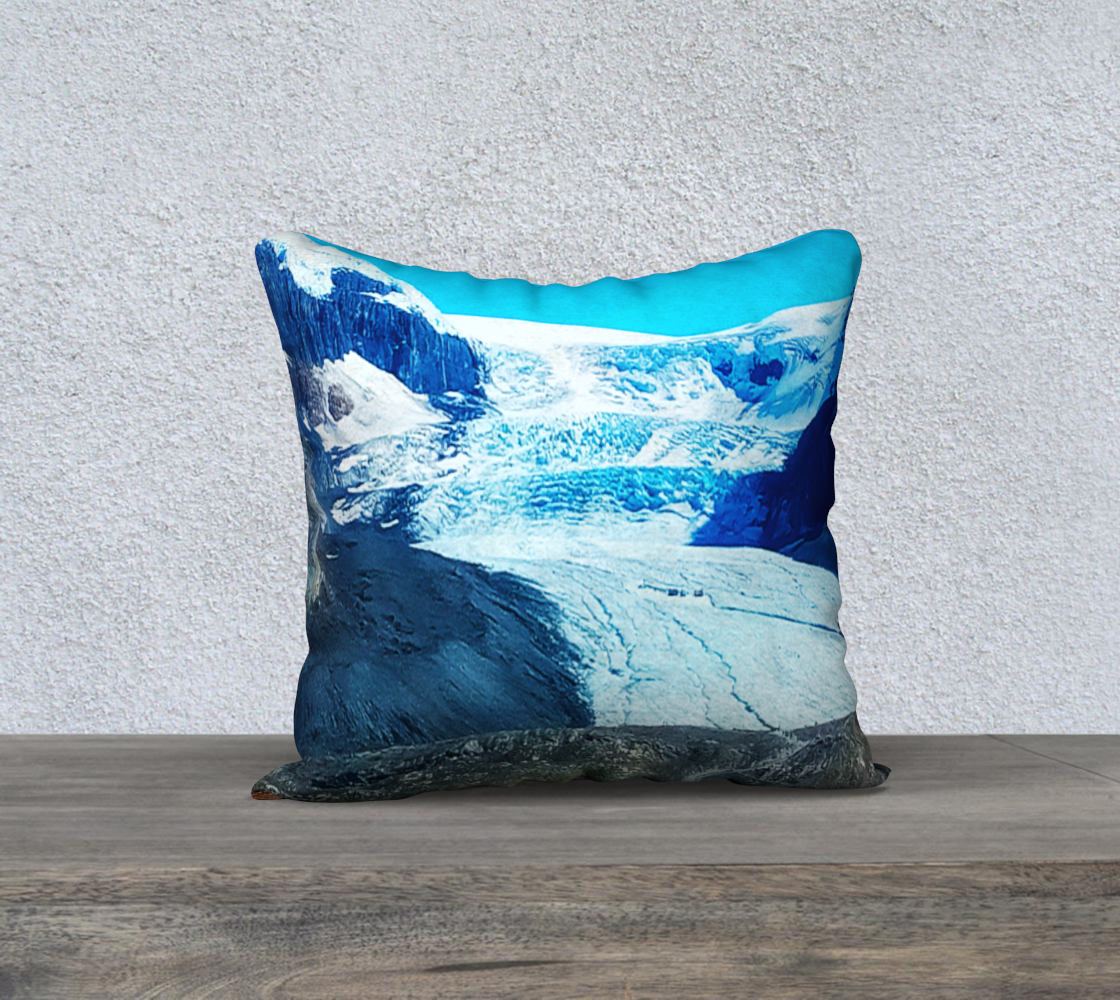 Ice Fields #1 18"X18" Pillow Case