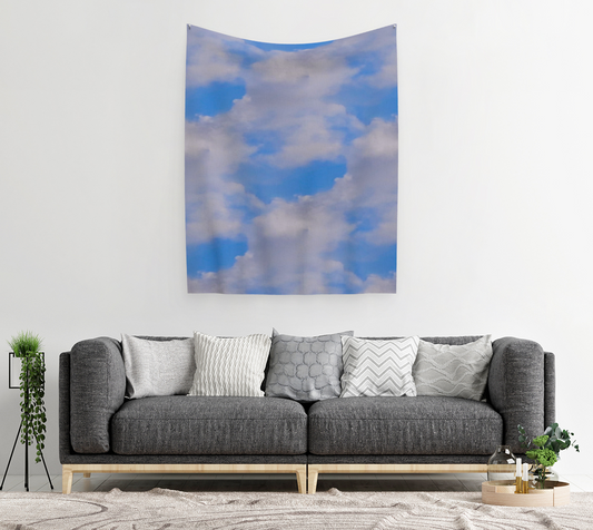 Cloudy Daze Wall Tapestry Portrait