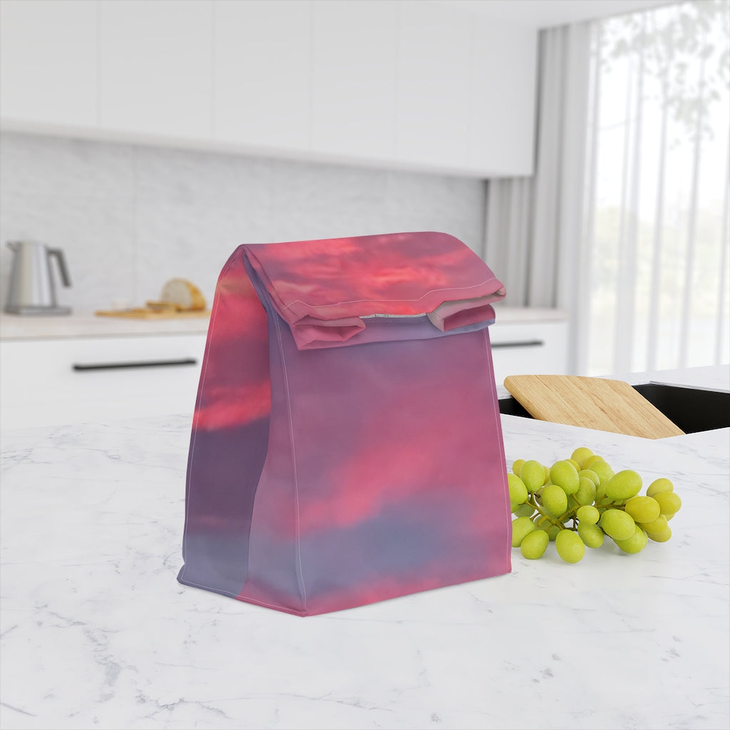 Tickled Pink Polyester Lunch Bag