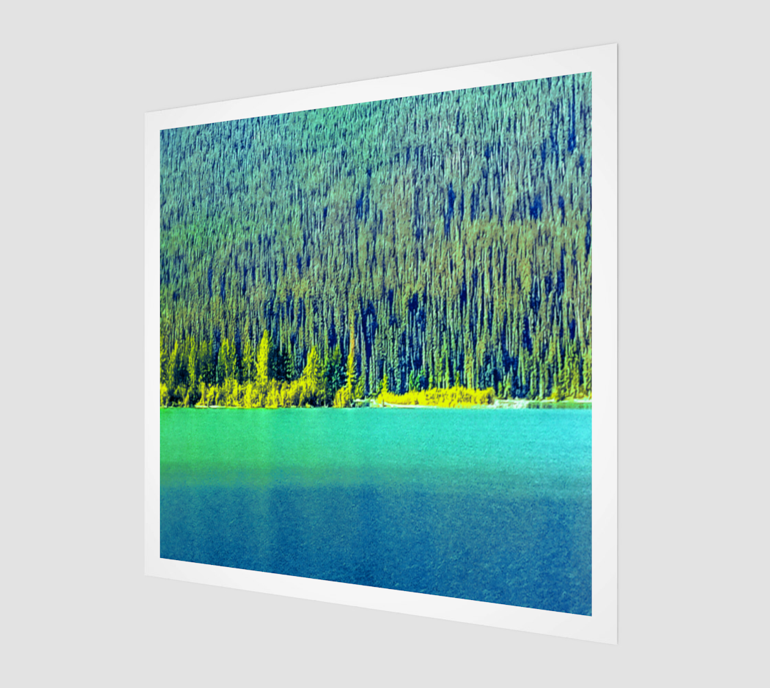 Mountain Bay #2 Art Print