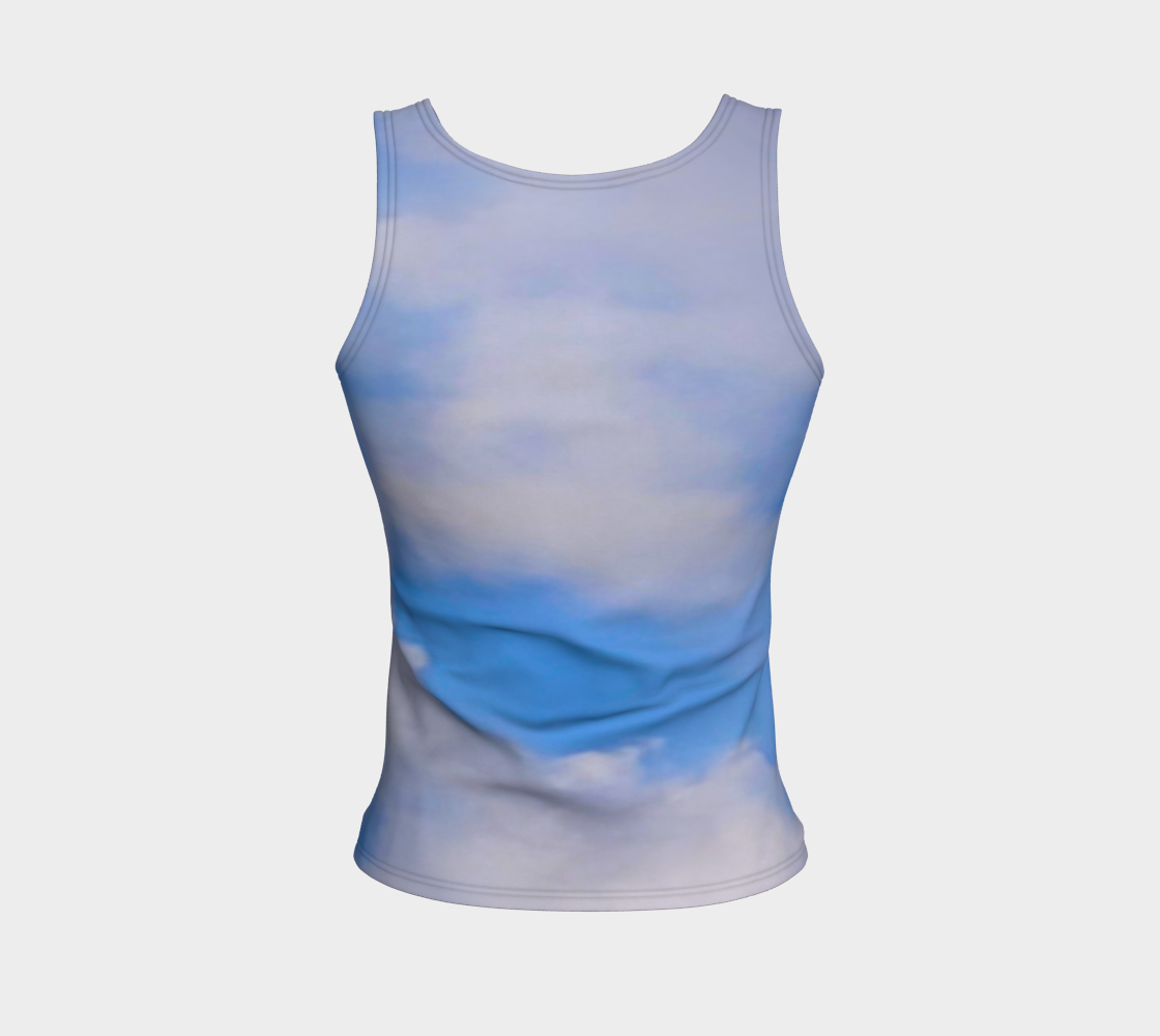 Cloudy Daze Fitted Tank Top