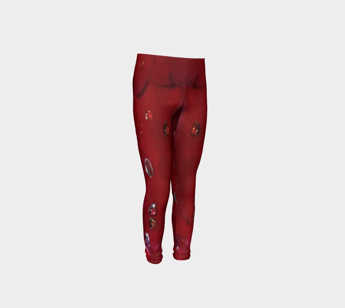 Jeweled Rose Youth Leggings