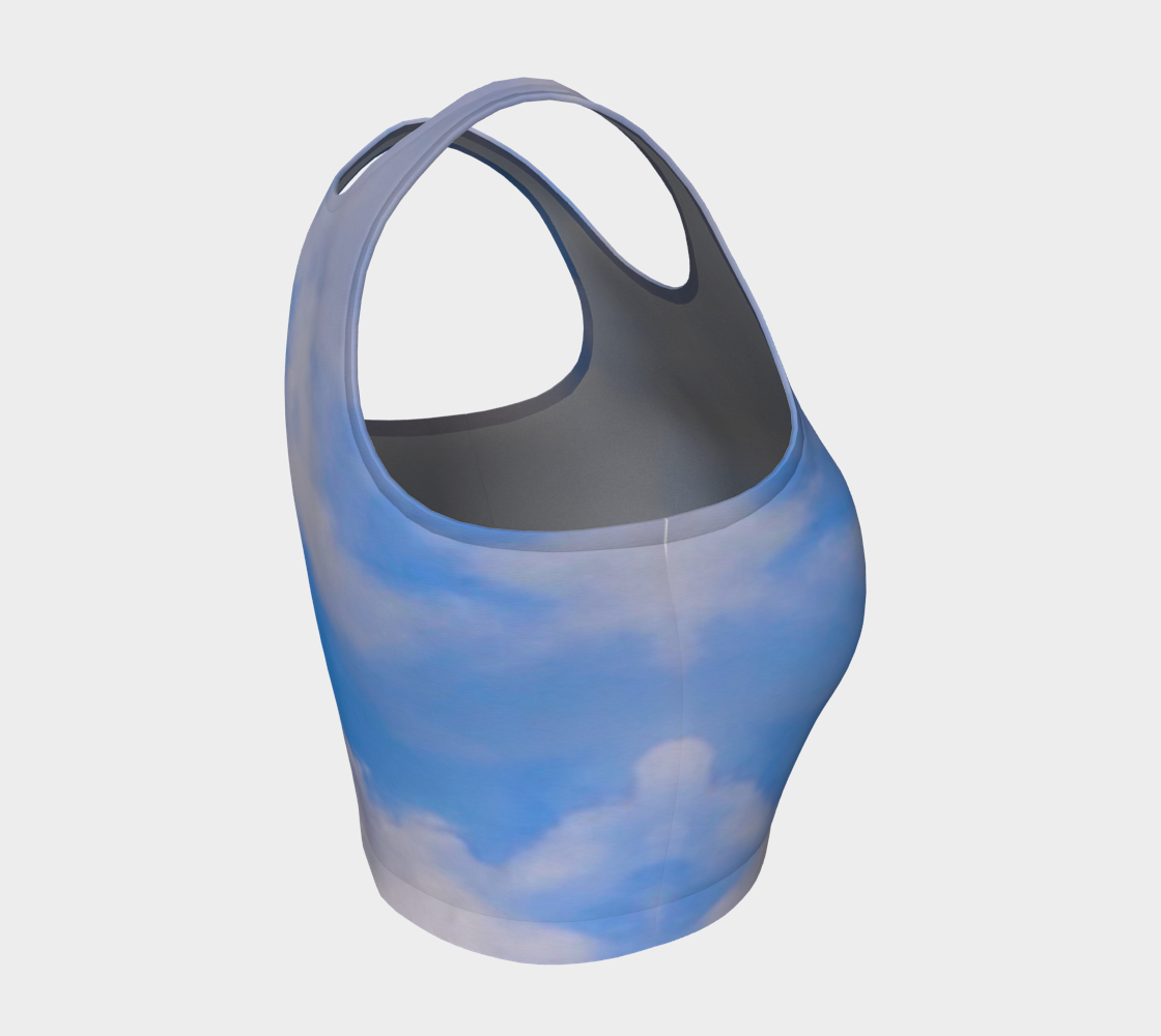 Cloudy Daze Athletic Crop Top