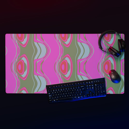 The Far Out Wave Gaming mouse pad