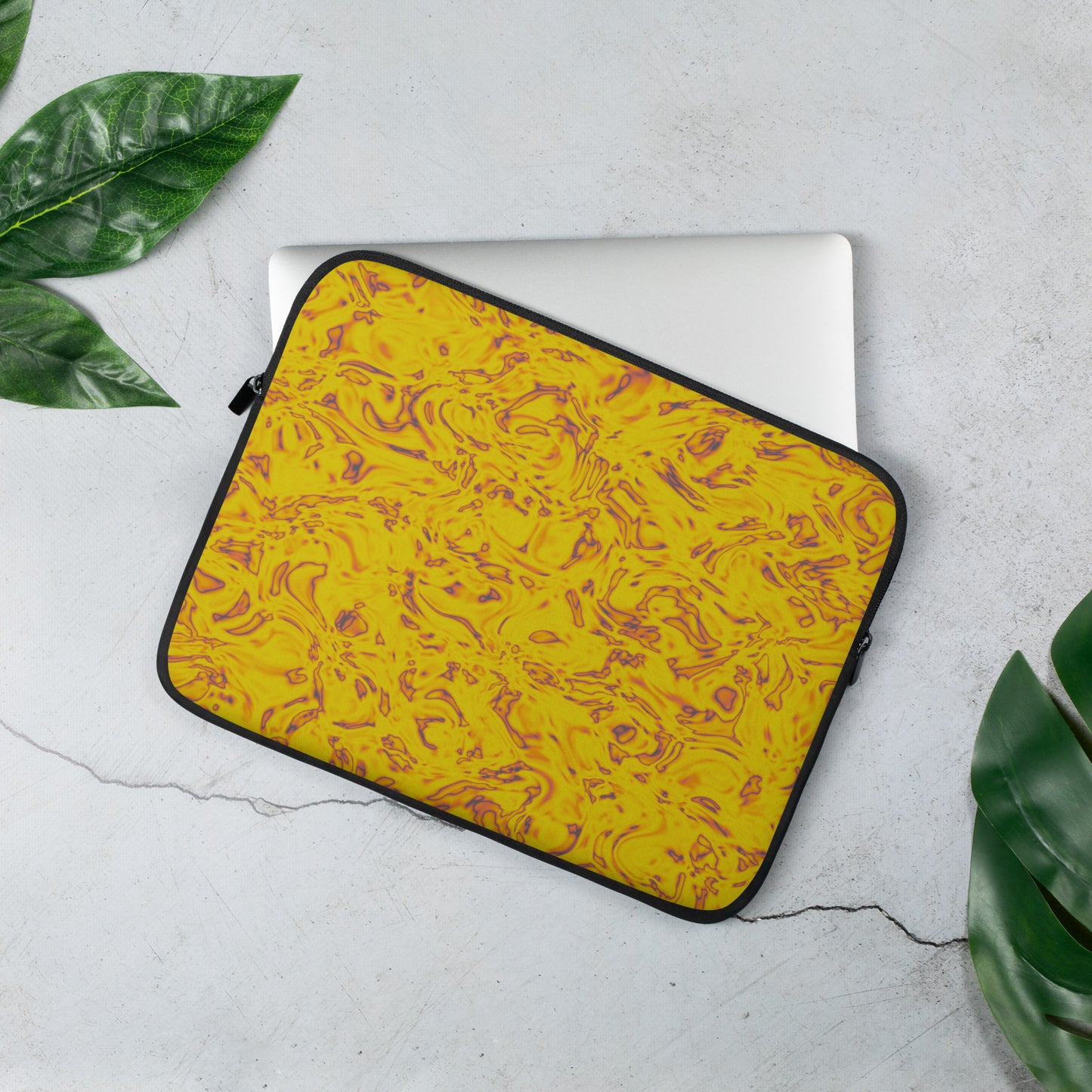 Rorschach Orange Laptop Sleeve