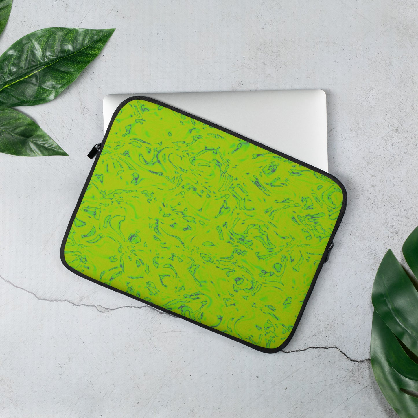 Rorschach Green Laptop Sleeve