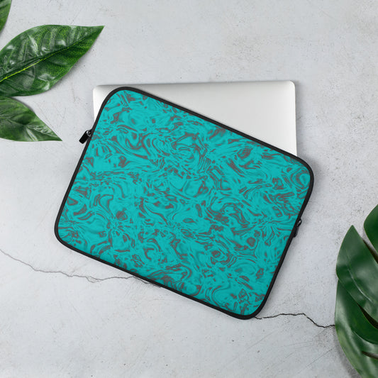 Rorschach Blue Laptop Sleeve