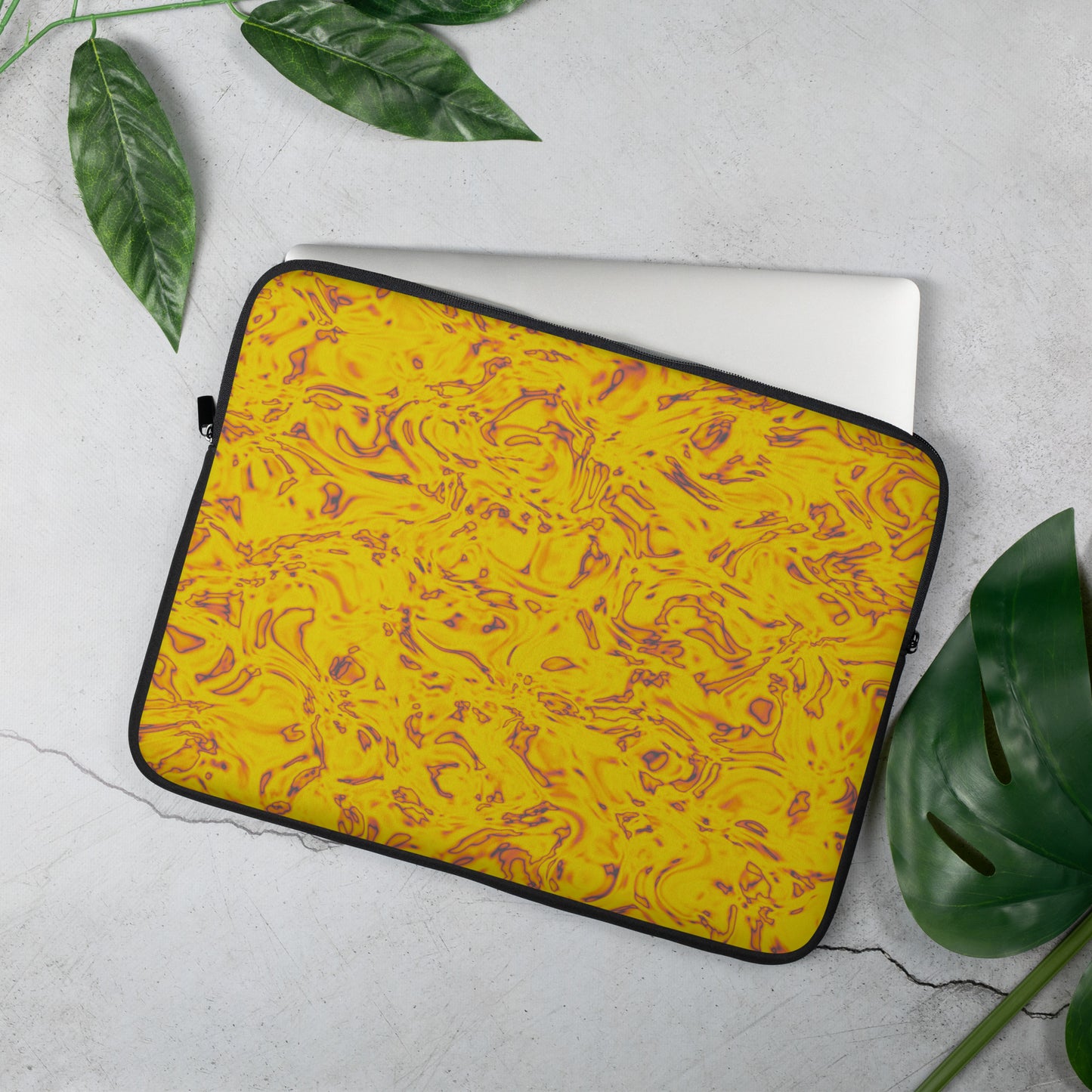 Rorschach Orange Laptop Sleeve