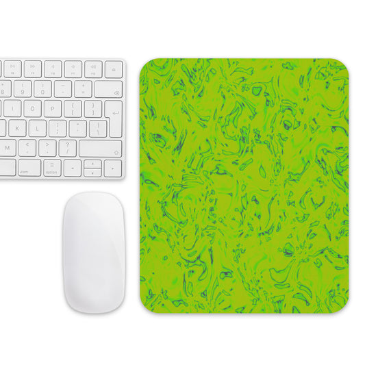 Rorschach Green Mouse pad