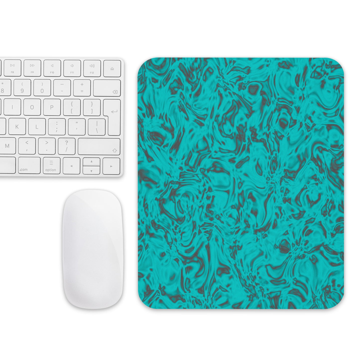 Rorschach Blue Mouse pad