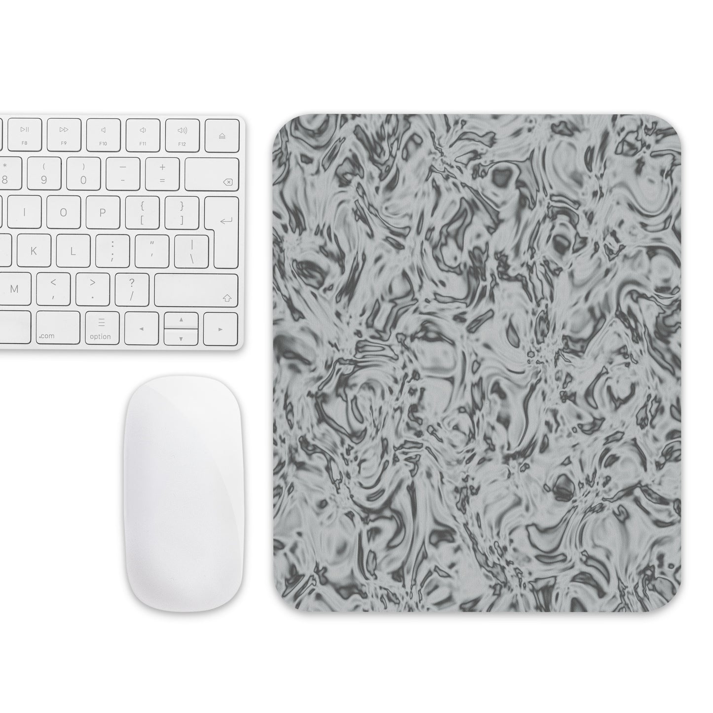 Rorschach White Mouse pad