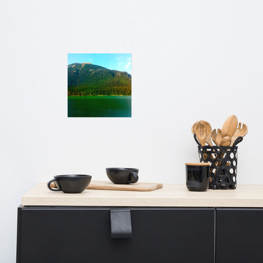 Mountain Bay #3 Luster Photo paper poster