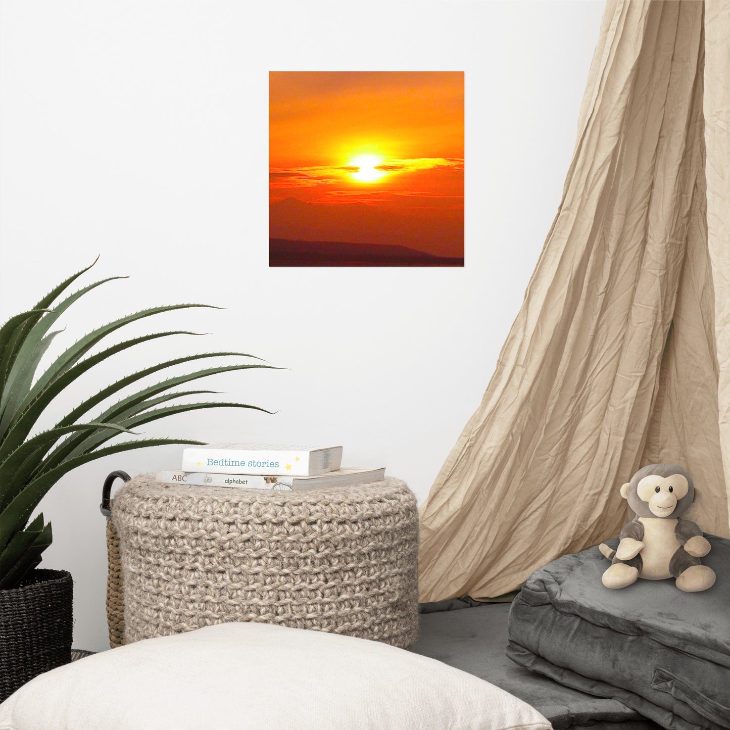 Sunset Mountain #2  Luster Photo paper poster