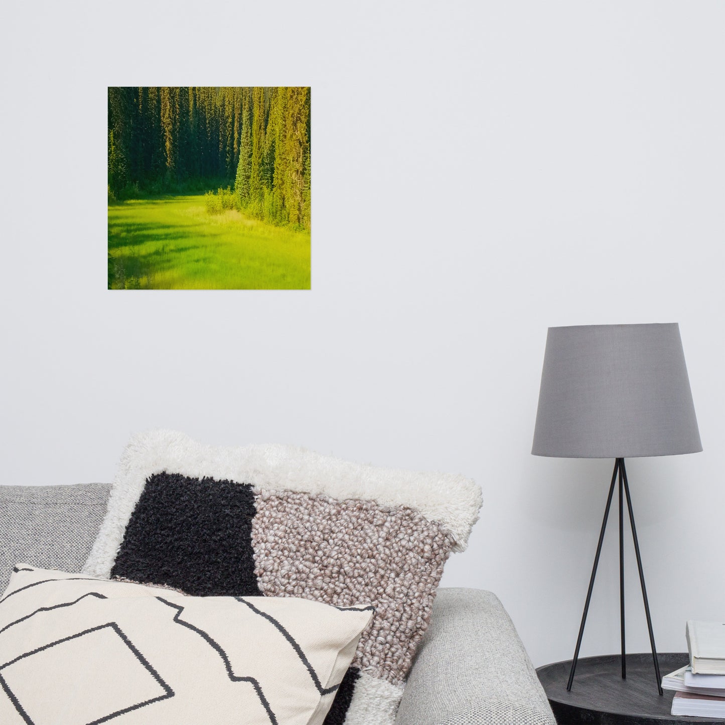 Forest Path Luster Photo paper poster