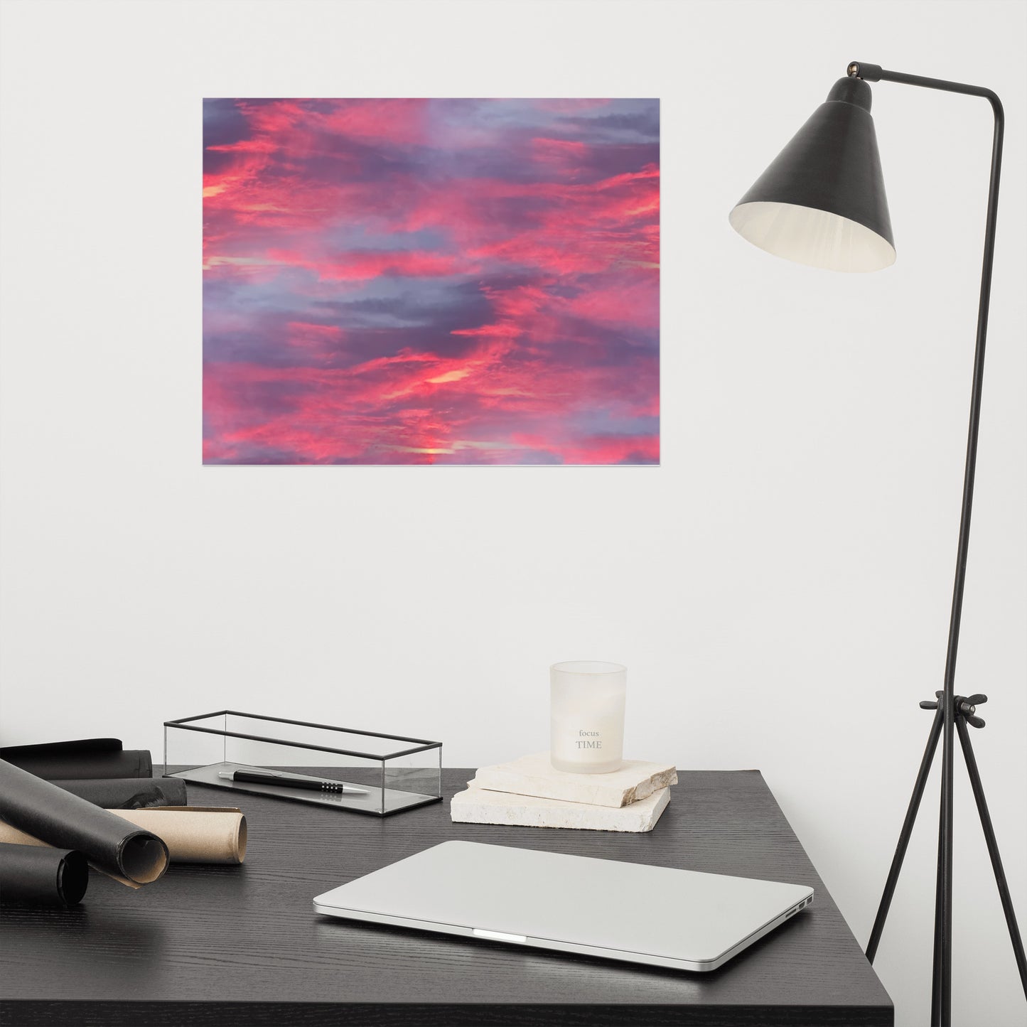 Tickled Pink Luster Photo paper poster