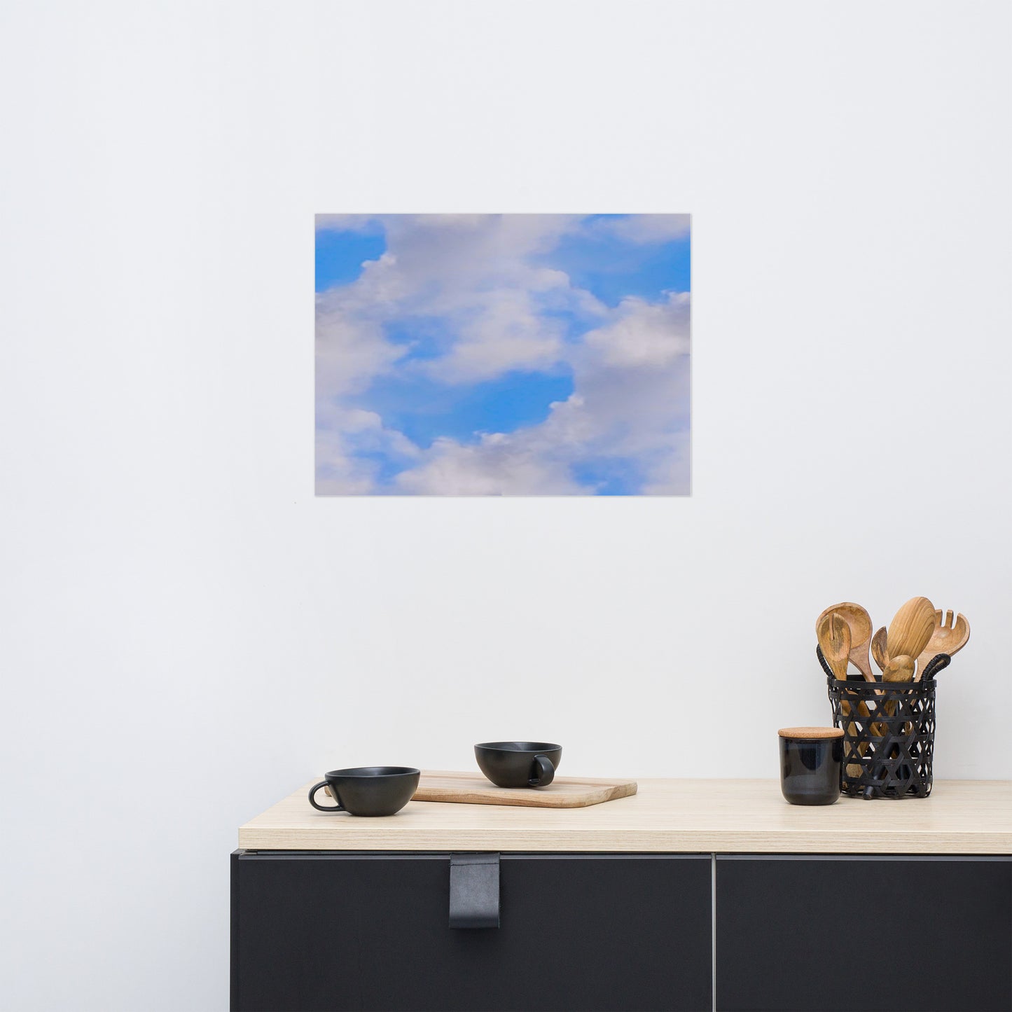 Cloudy Daze Luster Photo paper poster